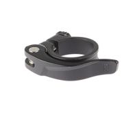 TranzX zadelpenklem met snelspanner 31.8ø zwart op kaart - thumbnail