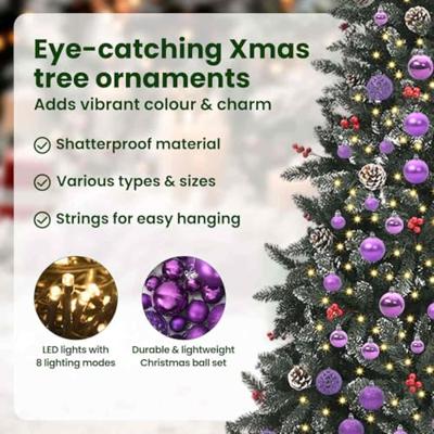 VidaXL Kunstkerstboom met 300 led groen 180 cm pvc en plastic en staal