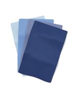 HEMA Reparatiestof 19x12cm denim blauw - 4 stuks (zwart) - thumbnail