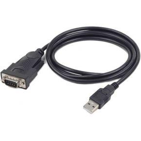 USB kabel naar Série Gembird UAS-DB9M-02 1,5m (Zwart)