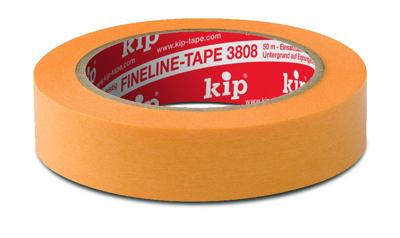 Kip Afdekband | glad | geel | lengte 50 m | breedte 36 mm | rol | 6 stuks - 3808-36 3808-36