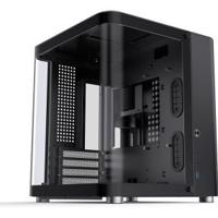 Jonsbo TK-1 2.0 Tempered Glass Micro-tower PC-behuizing Zwart - thumbnail