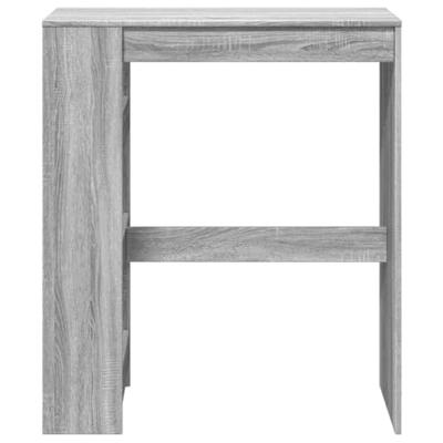 Bartafel met rekken 90x40x103,5 cm bewerkt hout grijs sonoma