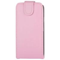Vertical Flip lederen hoesje met opbergruimte voor pinpassen opberg vakje voor Samsung Galaxy S5 / G900(roze) - thumbnail