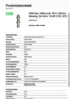 Telemecanique Inductieve naderingsschakelaar M12 Vlak Digitaal, PNP XS612B1PAM12 - thumbnail