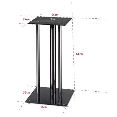 Hama Speaker Stand Next 2Pcs Black
