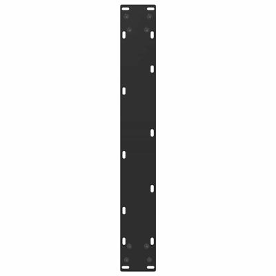 Bartafelpoten 2 st U-vormig 60x(90-91) cm staal zwart
