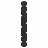 Bartafelpoten 2 st U-vormig 60x(90-91) cm staal zwart - thumbnail