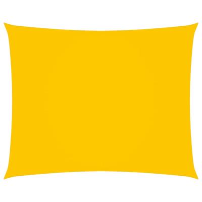 Zonnescherm rechthoekig 2,5x4 m oxford stof geel