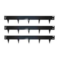 Borderrand zwart gecoat 106 cm - thumbnail