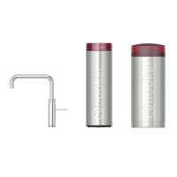 Quooker Fusion square met COMBI+ boiler en CUBE reservoir 5-in-1 kokend water kraan Chroom - thumbnail