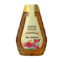 De Imker Bloemenhoning knijpfles 500 Gram - thumbnail