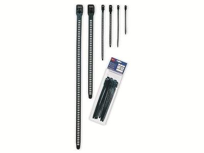 HellermannTyton 115-07269 SRT2607 Kabelbinder 260 mm 7 mm Zwart Hersluitbaar, Zeer flexibel, Met terughaaloog 1 stuk(s) HellermannTyton 115-07269 SRT2607 Kabelbinder 260 mm 7 mm Zwart Hersluitbaar, Zeer flexibel, Met terughaaloog 1 stuk(s)