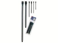 HellermannTyton 115-07269 SRT2607 Kabelbinder 260 mm 7 mm Zwart Hersluitbaar, Zeer flexibel, Met terughaaloog 1 stuk(s) - thumbnail