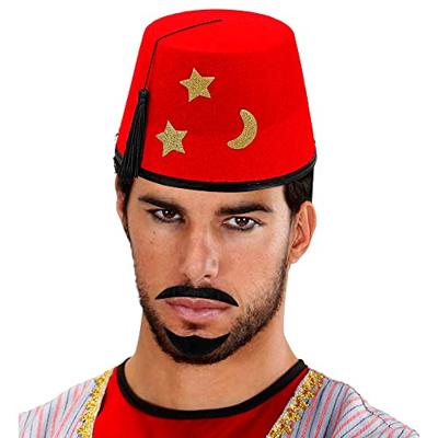 Baard en snor zwart Arabier - thumbnail