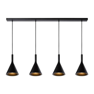 Lucide GIPSY - Hanglamp - 4xE27 - Zwart