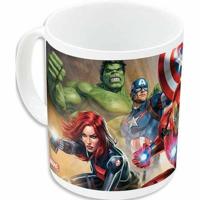 Mok The Avengers Infinity Wit Keramisch Rood (350 ml) - thumbnail