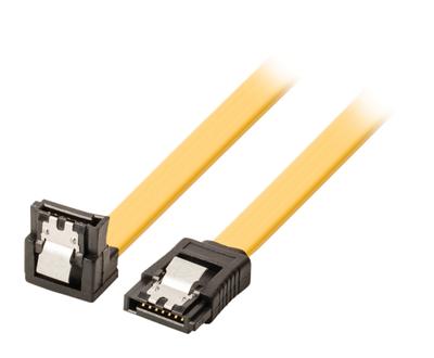 Valueline haakse vergrendelbare SATA kabel 1m