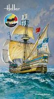 Heller 56841 STARTER KIT La Grande Hermine Bouwpakket Schaal 1:150 - thumbnail