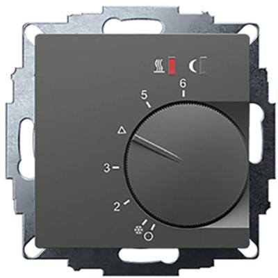 Eberle UTE 2800-F-Anthrazit-55 Kamerthermostaat Inbouw (in muur) 10 tot 40 °C