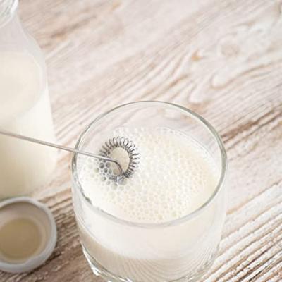 Fackelmann coffee&tea melkopschuimer op batterijen (niet incl.) wit/zilver