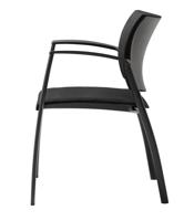 Burostoel.eu model 1602 vergaderstoel met armleggers - thumbnail