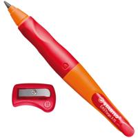 STABILO EASYergo 3.15, ergonomische vulpotlood, rechtshandig, oranje/rood, per stuk - thumbnail