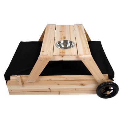 Small Foot - zandbak met zitgedeelte en moddertafel Small Foot - zandbak met zitgedeelte en moddertafel
