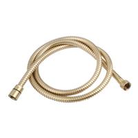 Wiesbaden Doucheslang Luxe Conisch 150 cm Geborsteld Messing Goud - thumbnail