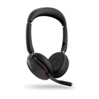 Jabra Evolve2 65 Flex Headset Bedraad en draadloos Hoofdband Kantoor/callcenter Bluetooth Zwart - thumbnail