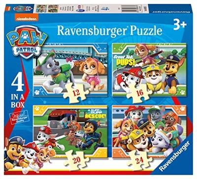 Ravensburger - paw patrol puzzel 4in1