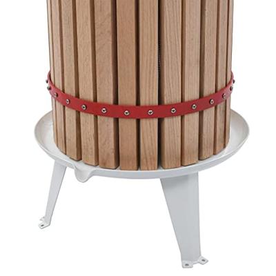 VidaXL Fruit- en wijnpers met stoffen zak 30 l eikenhout