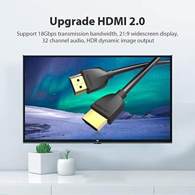 HDMI-Kabel Vention AAIBH Zwart 2 m - thumbnail