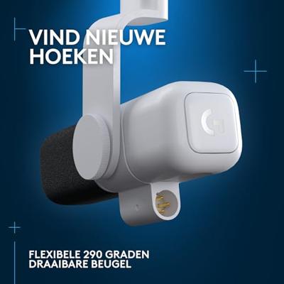 Logitech G Yeti Studio Wit Microfoon voor studio's Logitech G Yeti Studio Wit Microfoon voor studio's