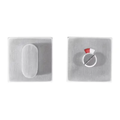 Hdd Pro WC Garnituur Square Shape Inox Plus Tige 120 Mm