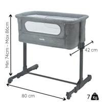 Wieg voor baby's Nania Dodi Grijs 5 Posities - thumbnail