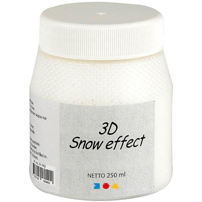 Creativ Company 3d sneeuw pasta, wit, 250 ml/ 1 doosje