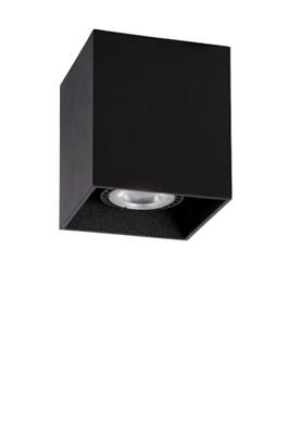 Lucide BODI - Plafondspot - 1xGU10 - Zwart
