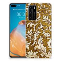 Siliconen Hoesje Huawei P40 Barok Goud - thumbnail