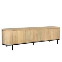 Livingfurn TV-meubel 'Noor' Mangohout, 210cm, kleur Naturel - thumbnail