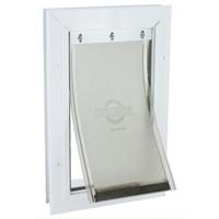 Petsafe hondenluik tot 100 kg aluminium wit - thumbnail