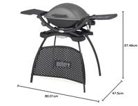 Weber Q2400 stand Dark Grey - thumbnail