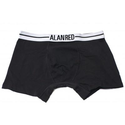Alan Red Underwear Boxershort Lasting Black Two Pack