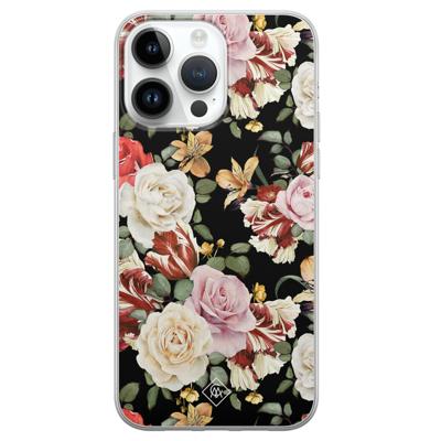 iPhone 14 Pro Max siliconen hoesje - Flowerpower iPhone 14 Pro Max siliconen hoesje - Flowerpower