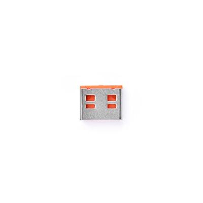 Smartkeeper UL03PKOR USB-A-poortslot Set van 6 stuks Oranje Incl. 1 sleutel