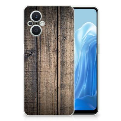 OPPO Reno8 Lite Bumper Hoesje Steigerhout OPPO Reno8 Lite Bumper Hoesje Steigerhout