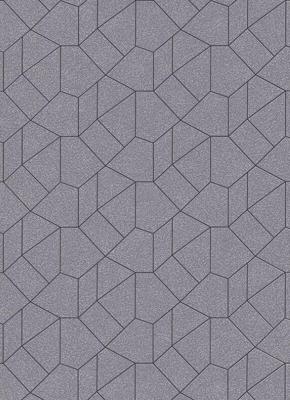 Dutch Wallcoverings Behang Carat Deluxe Dessin Zilver/Zwart 10062-37