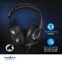 Nedis GHST410BK Gaming Headset Over-ear Surround Usb Type-a Inklapbare Microfoon 2.10 M Led - thumbnail