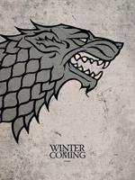 Kunstdruk Game of Thrones - Stark 60x80cm - thumbnail