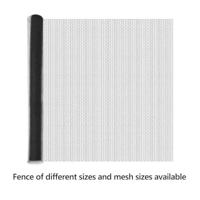 VidaXL Hexagon hek grijs 1,5 x 50 m pvc - thumbnail